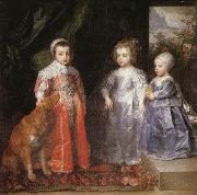 Anthony Van Dyck Portrait of the Children of Charles I of England oil on canvas